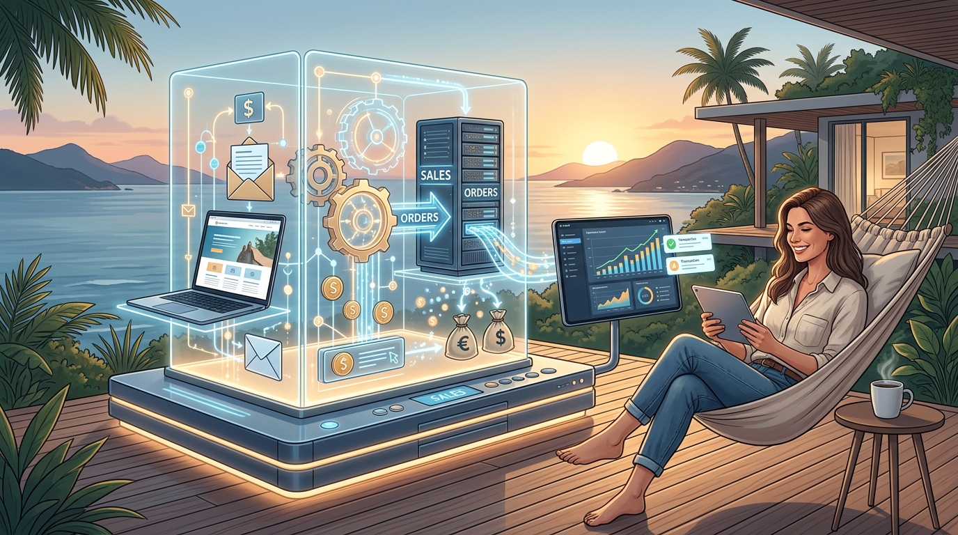 Como construir uma máquina que gera vendas enquanto você não está