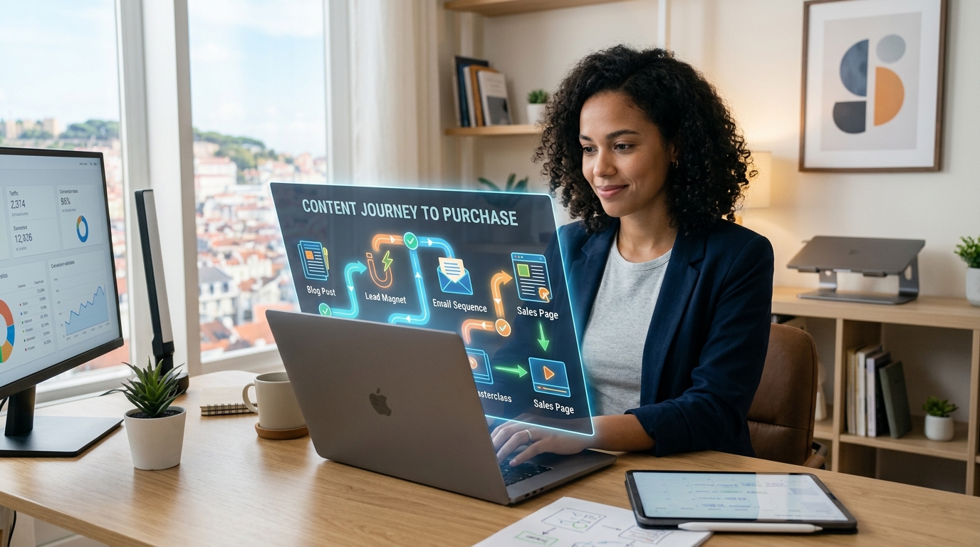 Como montar uma sequência de conteúdo que leva à compra