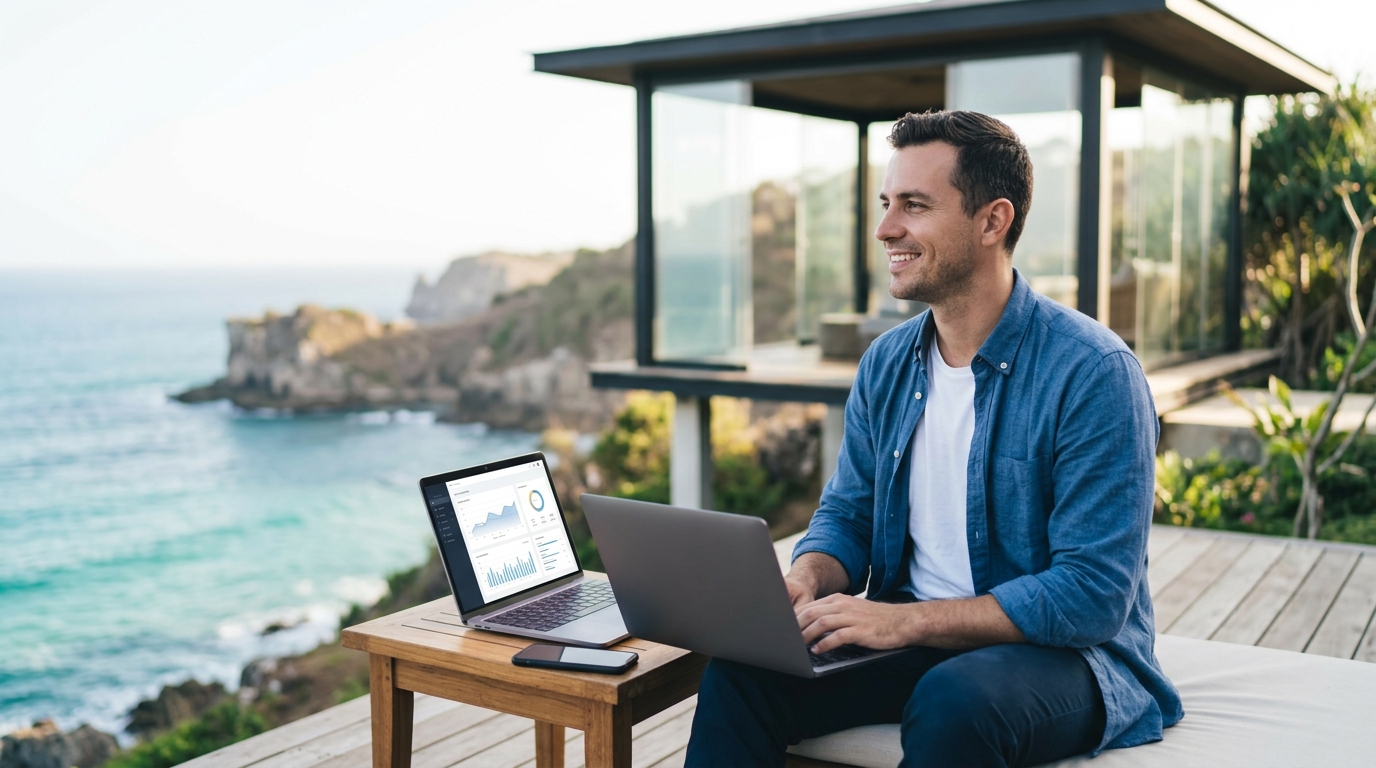 A definição que ninguém te deu: abundância é renda que não precisa da sua presença