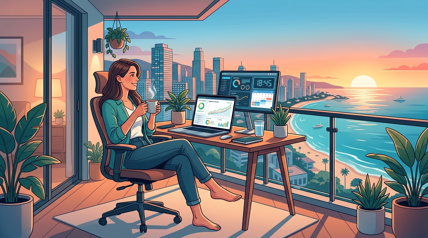 Como construir renda que entra mesmo quando você para