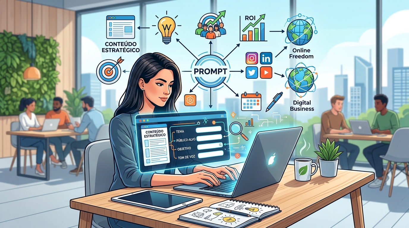 Como Montar o Prompt Certo Para Usar IA Para Criar Conteúdo Estratégico