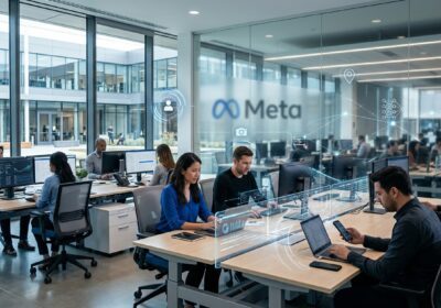 Meta rastreia funcionários para treinar IA e a privacidade