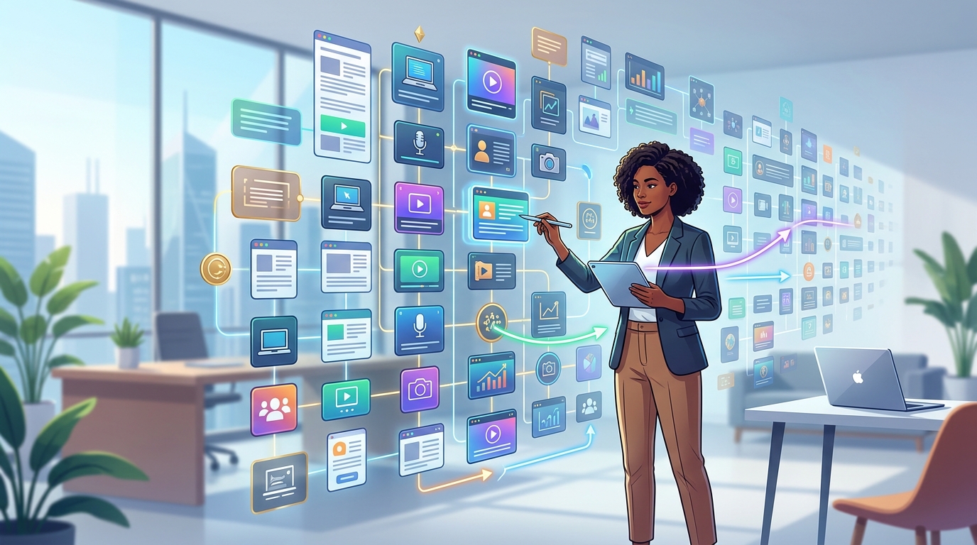 O Que É a Matriz de Conteúdo Infinito e Por Que Ela Muda Tudo