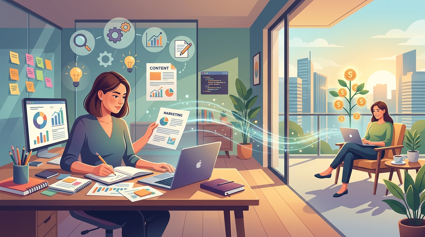 O trabalho invisível que vem antes do dinheiro passivo