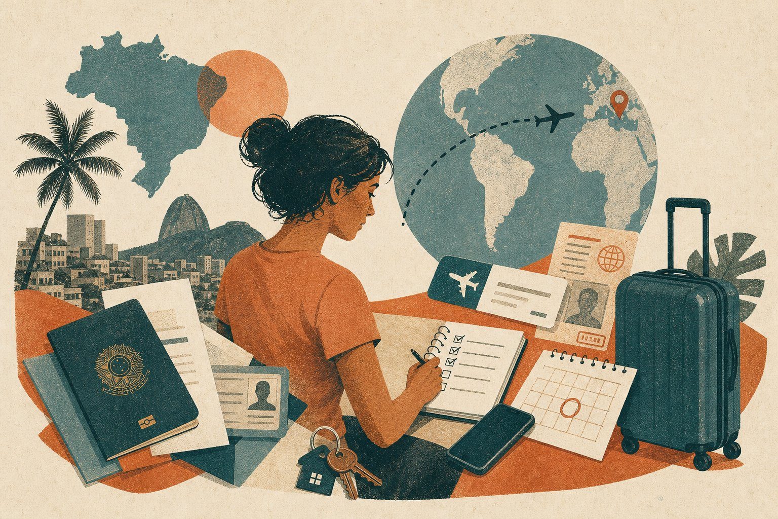 Morar Fora do Brasil: O Que Resolver Antes de Comprar a Passagem