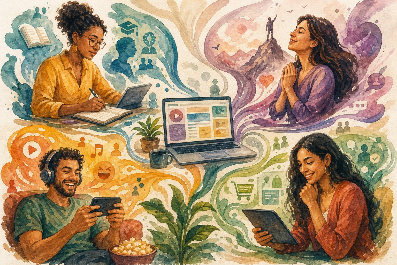 Os 4 tipos de conteúdo digital e o perfil de quem cada um atrai