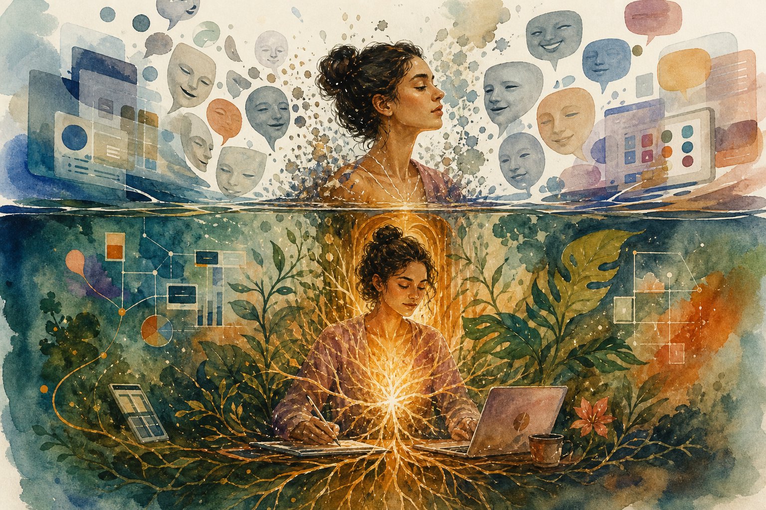A diferença entre afirmação superficial e reprogramação real de identidade