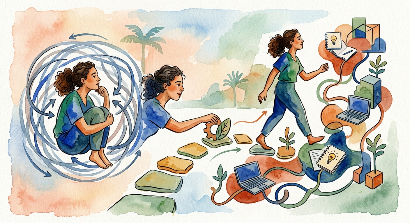 Como conectar mentalidade e ação para sair do ciclo de motivação sem resultado