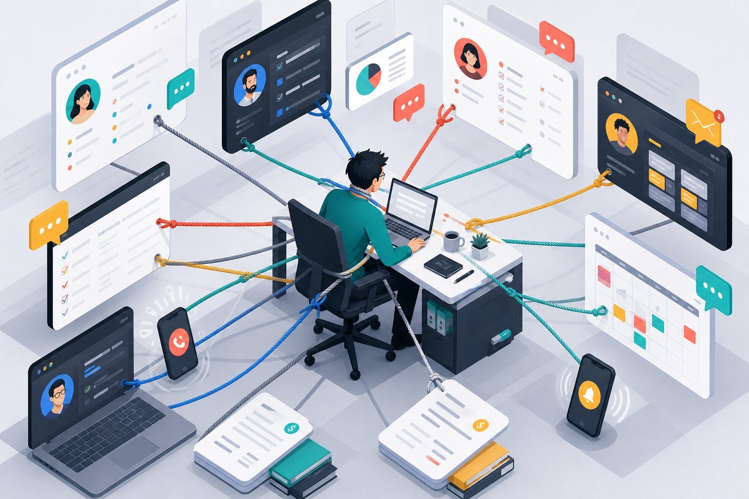 A armadilha escondida: refém de todos os clientes ao mesmo tempo