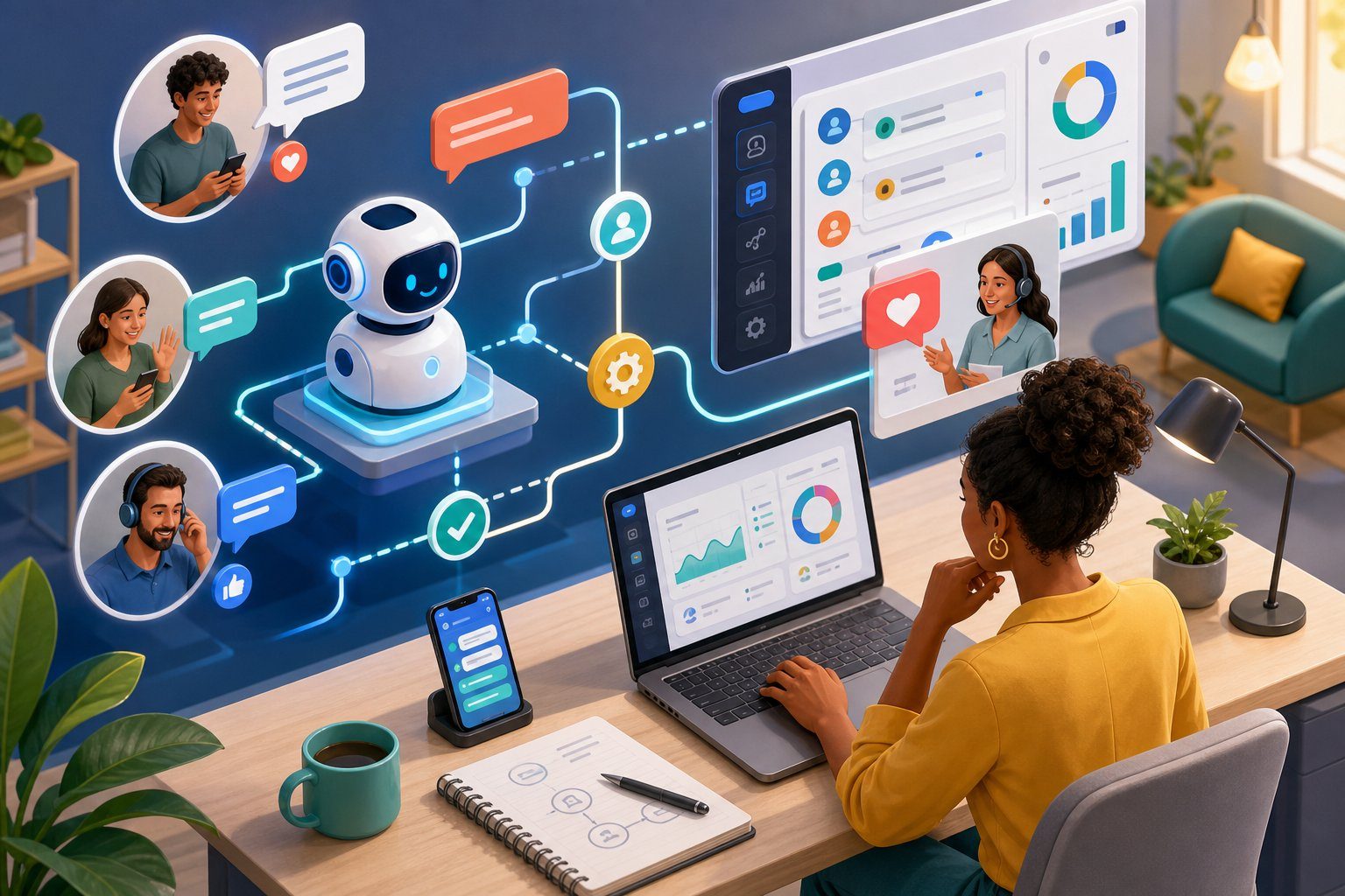 Como Automatizar o Atendimento com Inteligência Artificial Sem Perder o Toque Humano