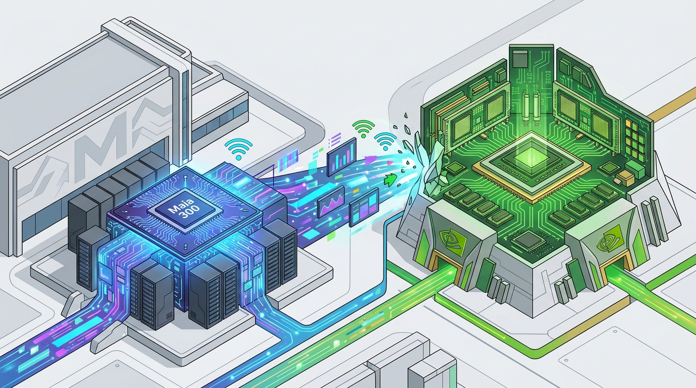 Microsoft Maia 300: o chip que desafia a Nvidia na IA